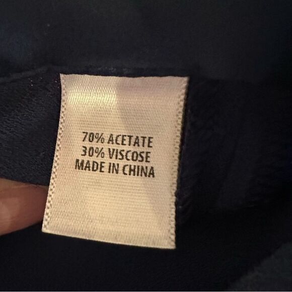 St. John $495 Women’s Emma Blue Satin Trouser Pants - 14 - Picture 7 of 11